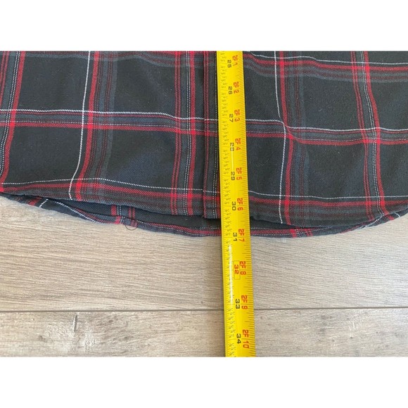 Dixxon Snap-On Tools Mens M Black Red Plaid Button Up Limited Edition Flannel - Picture 9 of 10